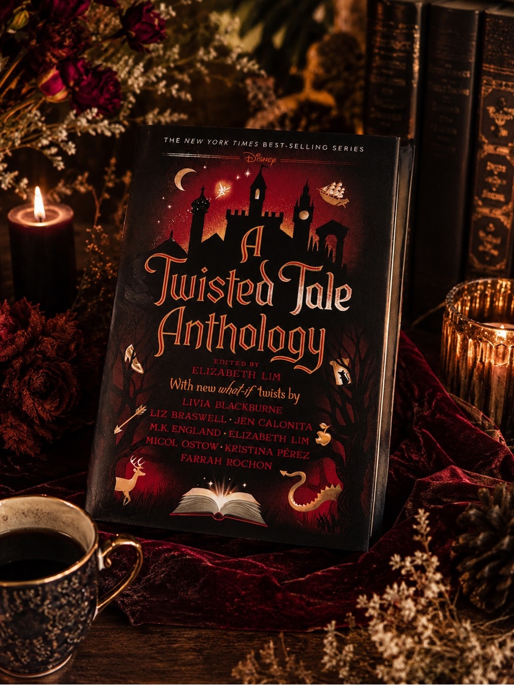 A Twisted Tale Anthology - Hardcover Book in Black and Orange